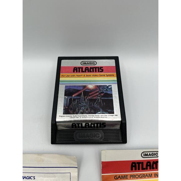 Atari 2600 Atlantis from Imagic with Manual - Picture 2 of 9